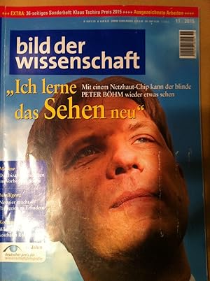 Bild des Verkufers fr Bild der Wissenschaft 11 / 2015. Sehen zum Verkauf von Versandantiquariat Jena