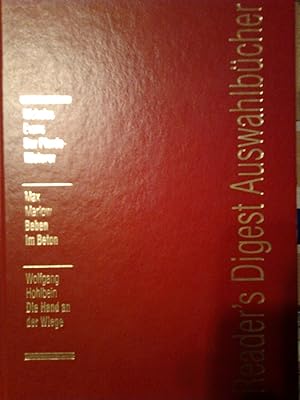 Bild des Verkufers fr Reader's Digest Auswahlbcher - Bestseller Sonderband - Evan "Der Pferdeflsterer", Marlow "Beben im Beton", Hohlbein "Die Hand an der Wiege" zum Verkauf von Versandantiquariat Jena