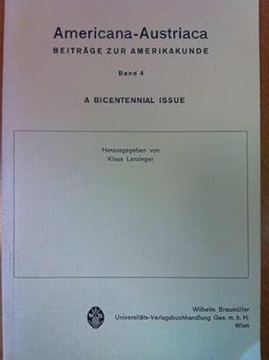 Seller image for Americana, Austriaca - A Bicentennial Issue for sale by Versandantiquariat Jena