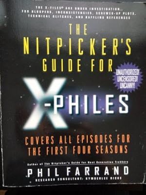 Seller image for The Nitpicker's Guide for X-Philes for sale by Versandantiquariat Jena