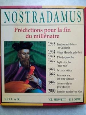 Imagen del vendedor de Nostradamus - (Suivi De) Les Centuries - Prdictions Pour La Fin Du Millnaire a la venta por Versandantiquariat Jena