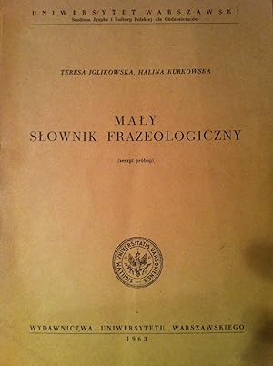 Seller image for Maly Slownik Frazeologiczny. Zeszyt Probny for sale by Versandantiquariat Jena