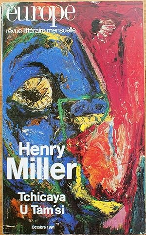 Europe numéro 750 de octobre 1991 - Spécial Henry Miller, Tchicaya U Tam'si