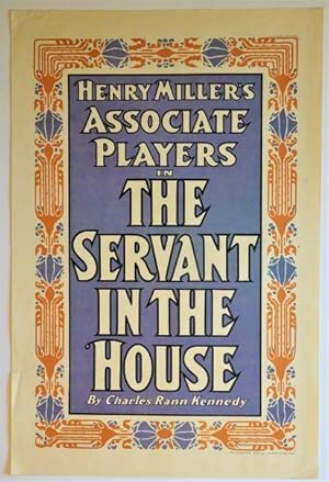 Henry Miller's Associate Players "The Servant in the House": Theater Poster