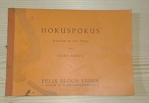 Hokuspokus. Komödie in vier Akten.