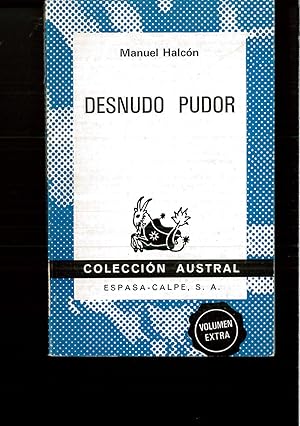 Seller image for Desnudo pudor for sale by Papel y Letras