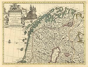 Bild des Verkufers fr Scandinavie Septentrionale, ou Couronnes du Nord, Suivant les Nouvelles Observations de Messrs. de l' Academie Royale des Sciences, etc. Augmentes de Nouveau. A Amsterdam chez Cvens et Mortier. - 12.':. zum Verkauf von Antiquariat Norbert Haas