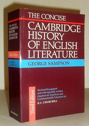 The Concise Cambridge History of English Literature - Third Edition