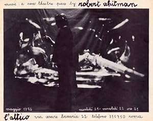 Music: a new teathre piece by Robert Whitman Lattico 1974