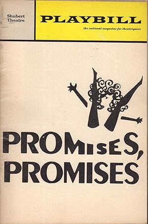 Imagen del vendedor de Playbill: Volume 5, No. 12: December, 1968: Featuring The Shubert Theatre Presentation of "Promises, Promises" a la venta por Dorley House Books, Inc.
