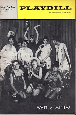 Seller image for Playbill: Volume 3, No. 5, May, 1966: Featuring the John Golden Theatre Presentation of "Wait a Minim! " for sale by Dorley House Books, Inc.