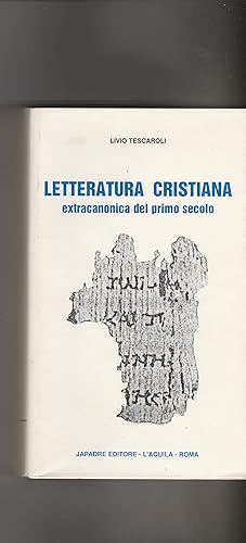 Imagen del vendedor de Letteratura cristiana extracanonica del primo secolo. a la venta por Libreria Gull
