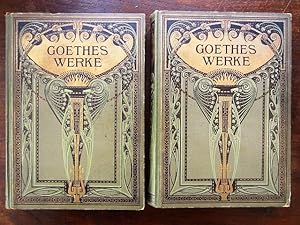 Seller image for Goethes Meister-Werke. Neue Prachtausgabe in zwei Bänden (2 Bände komplett) for sale by Rudi Euchler Buchhandlung & Antiquariat