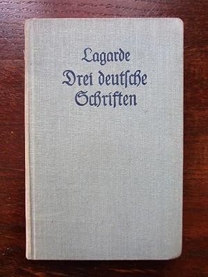 Seller image for Drei deutsche Schriften for sale by Rudi Euchler Buchhandlung & Antiquariat