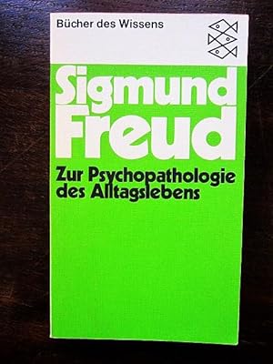 Seller image for Zur Psychopathologie des Alltagslebens for sale by Rudi Euchler Buchhandlung & Antiquariat