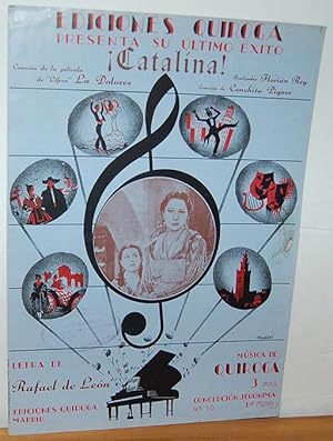 Imagen del vendedor de CATALINA. Cancin de la pelcula de "Cifesa", La Dolores a la venta por EL RINCN ESCRITO