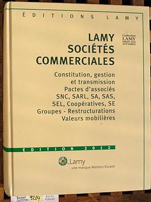 Lamy sociétés commerciales. 2012 + CD Rom.