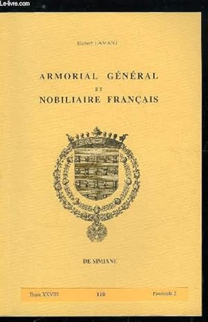 Image du vendeur pour Armorial gnral et nobiliaire franais tome XXVIII n 110 - Escoubleau  Espagne (Escoubleau, Escoubrion, Escouchy, Escoufflart, Escougnay, Escouloubre, Escouperie, Escourette, Escourol, Escourtils, Escous, Escoussans, Escoutoux, Escouvier, Escragnolles mis en vente par Le-Livre