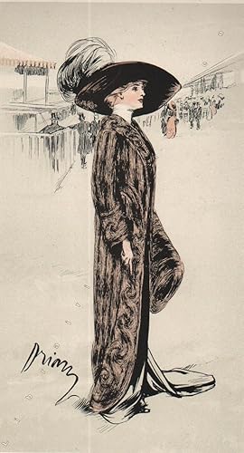 Seller image for La mode au XVIIIe sicle par Moreau le Jeune et au XXe sicle par Drian. for sale by Librairie Chretien