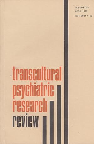 Image du vendeur pour Transcultural Psychiatric Research Review - Volume XIV - April 1977. mis en vente par PRISCA