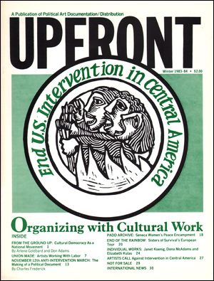 Imagen del vendedor de UPFRONT : A Publication of PADD (Political Art Documentation and Distribution), [No. 8] (Winter 1983-84) a la venta por Specific Object / David Platzker