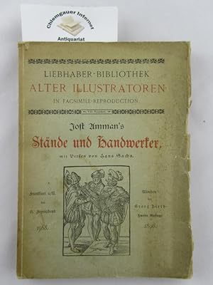 Bild des Verkufers fr Stnde und Handwerker. Mit Versen von Hans Sachs zum Verkauf von Chiemgauer Internet Antiquariat GbR