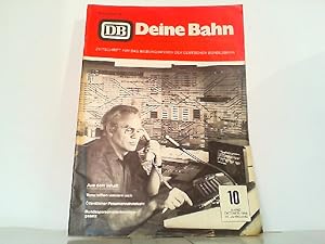 Deine Bahn. Nr. 10 Oktober 1986. Zeitschrift für das Bildungswesen der Deutschen Bundesbahn.