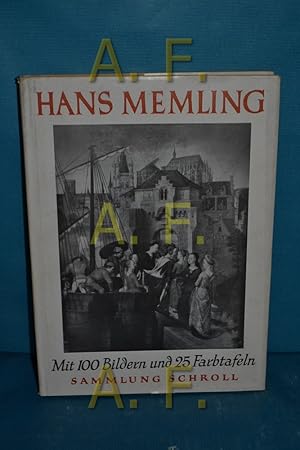 Bild des Verkufers fr Hans Memling zum Verkauf von Antiquarische Fundgrube e.U.