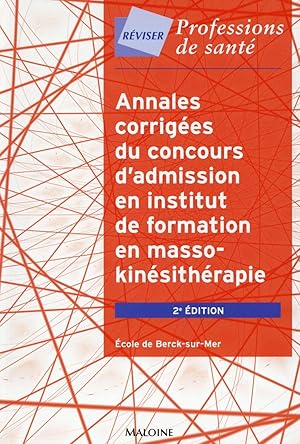 annales du concours d'admission en institut de formation en masso