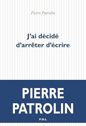 Image du vendeur pour j'ai dcid d'arrter d'crire mis en vente par Chapitre.com : livres et presse ancienne