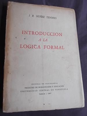Imagen del vendedor de Introduccion A La Logica Formal a la venta por Libreria Babel