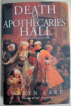 Image du vendeur pour Death at Apothecaries' Hall First edition signed by the author mis en vente par Ariadne Books, PBFA