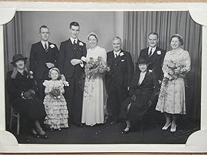 Original Photograph: A Wedding Group.