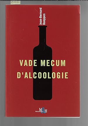 Bild des Verkufers fr Vade Mecum d'alcoologie zum Verkauf von Bouquinerie Le Fouineur