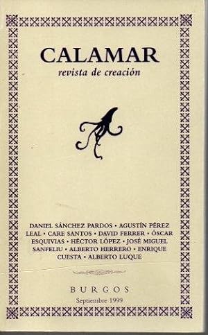 Seller image for CALAMAR, REVISTA DE CREACIN. for sale by Books Never Die