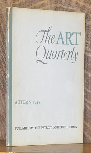 Imagen del vendedor de THE ART QUARTERLY VOL. VIII, NO. 4 AUTUMN 1945 a la venta por Andre Strong Bookseller