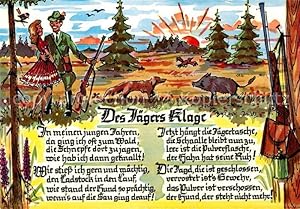 Seller image for Postkarte Carte Postale 72938789 Jagd Des Jaegers Klage Sport for sale by Versandhandel Boeger