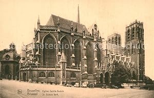 Bild des Verkufers fr Postkarte Carte Postale 42988481 Bruessel Bruxelles Sankt Gudula Kirche Bruessel zum Verkauf von Versandhandel Boeger