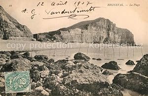 Postkarte Carte Postale 12997758 Bruneval La Plage Saint-Jouin-Bruneval
