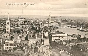 Seller image for Postkarte Carte Postale 43007219 London Panorama view from the Monument London Bridge Thames London for sale by Versandhandel Boeger