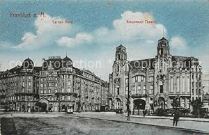 Postkarte Carte Postale 43023554 Frankfurt Main Carlton Hotel Schumann Theater Frankfurt