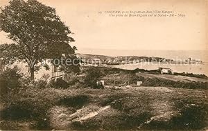 Postkarte Carte Postale 13016182 Ciboure Vue prise de Bourdagain sur le Socoa Ciboure