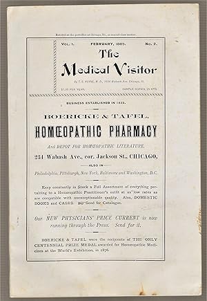 Seller image for The Medical Visitor, Volume I, No. 2, February, 1885 for sale by Legacy Books II