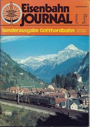 Image du vendeur pour Eisenbahn Journal Sonderausgabe 8/82: Gotthardbahn. Einst und Jetzt. mis en vente par Versandantiquariat  Rainer Wlfel