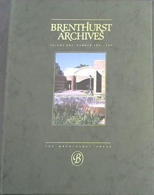 Seller image for BRENTHURST ARCHIVES - Footnotes to History From the Brenthurst Library, Johannesburg the Private Africana Collection of Mr H.F. Oppenheimer. (The printing of Volume 1. Number 2 - 1994 is a limited to sixteen hundred and fifty copies of which one hundred and fifty are specially bound and numbered.) for sale by Chapter 1