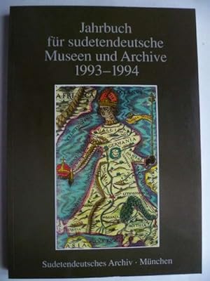 Bild des Verkufers fr Jahrbuch fr sudetendeutsche Museen und Archive 1993-1994. zum Verkauf von Ostritzer Antiquariat