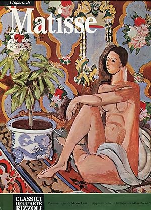 Image du vendeur pour L'opera di Matisse dalla rivolta fauve all'intimismo 1904-1928 mis en vente par Studio Bibliografico Marini
