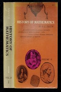 Imagen del vendedor de History of Mathematics Volume II. Special Topics of Elementary Mathematics a la venta por Sonnets And Symphonies