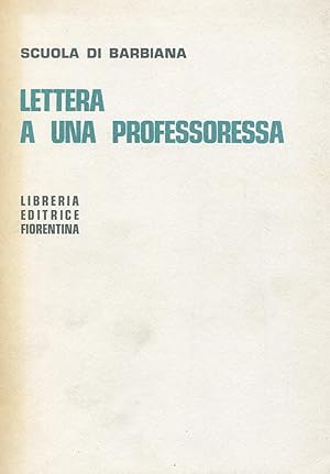 Immagine del venditore per Lettera a una professoressa venduto da Studio Bibliografico Marini