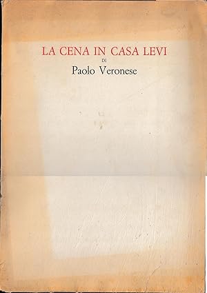 Immagine del venditore per la cena in casa Levi venduto da Laboratorio del libro